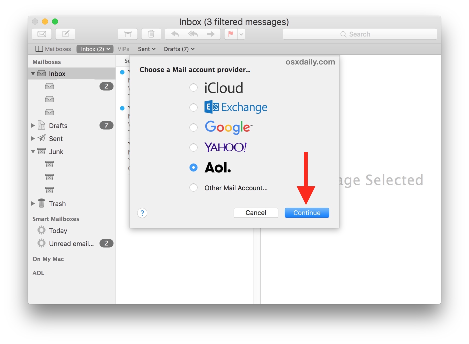 insert a photo onto email for mac